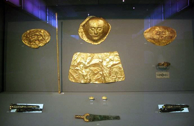 阿伽门农的黄金面具