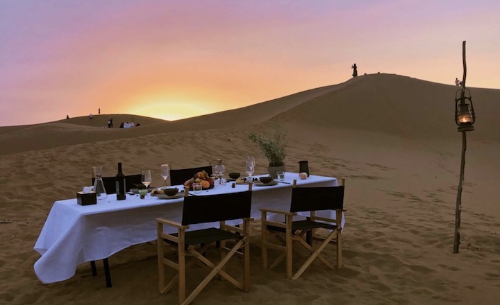 沙漠晚餐
