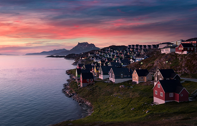 Foto pink-sky_-colourful-nuuk