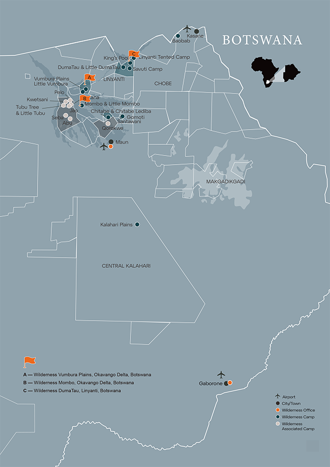 2025博茨瓦纳地图