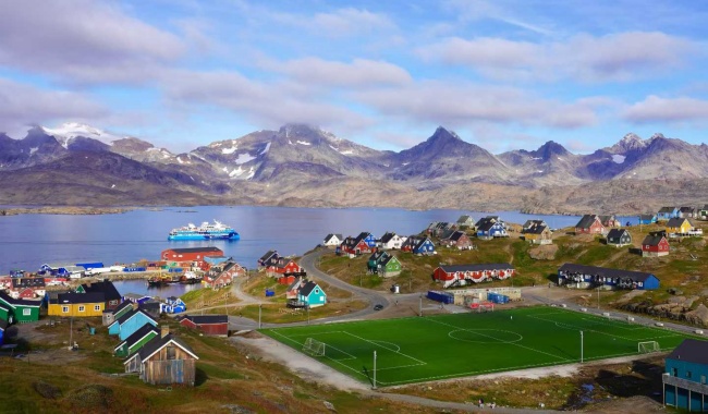 格陵兰小渔村 格陵兰小渔村